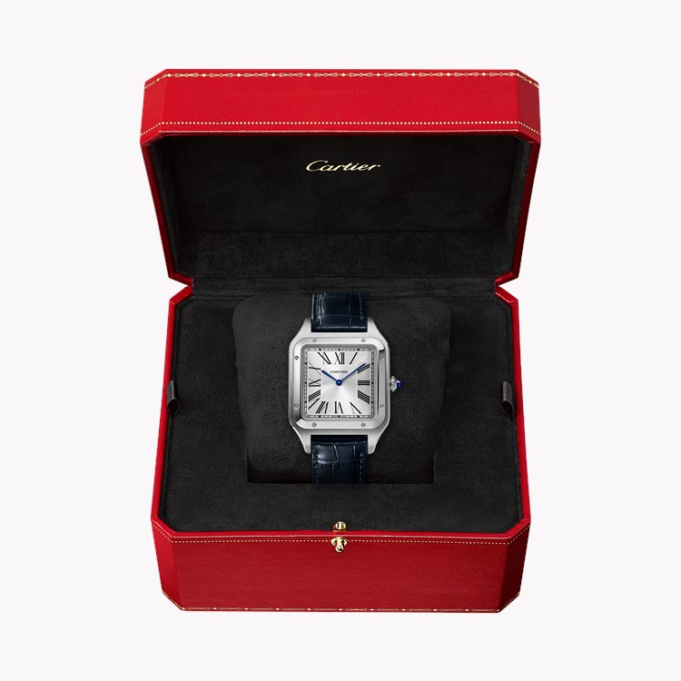 Cartier Santos-Dumont Extra-Large, Silver Dial, Roman Numerals_7
