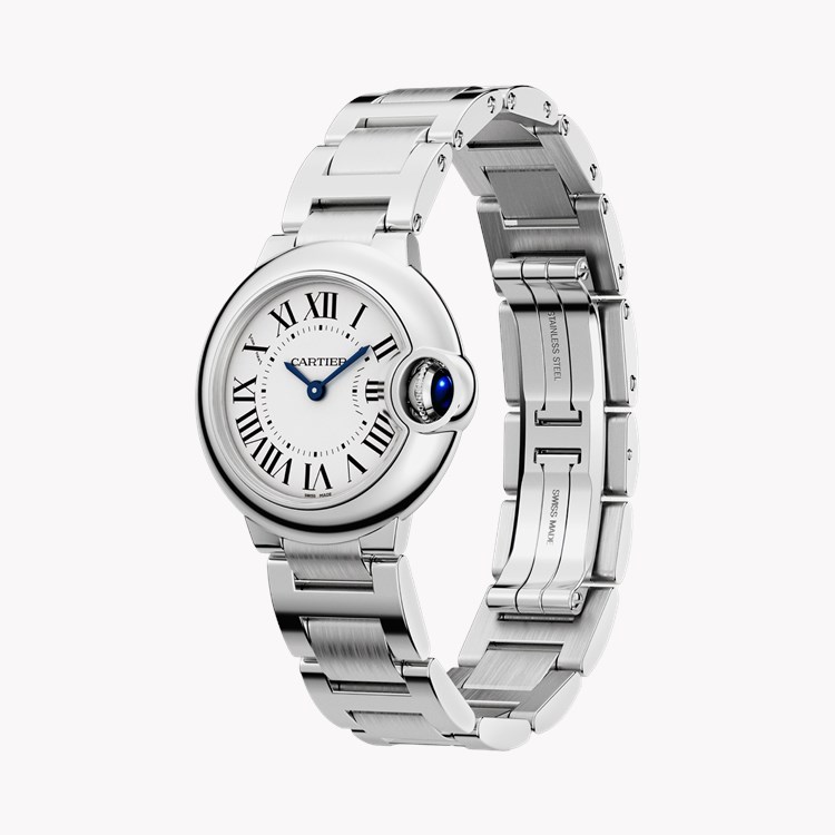 Cartier Ballon Bleu de Cartier 28.6mm, Silver Dial, Roman Numerals_2