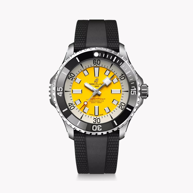 Superocean Automatic 46 46mm, Yellow Dial, Baton Numerals_1