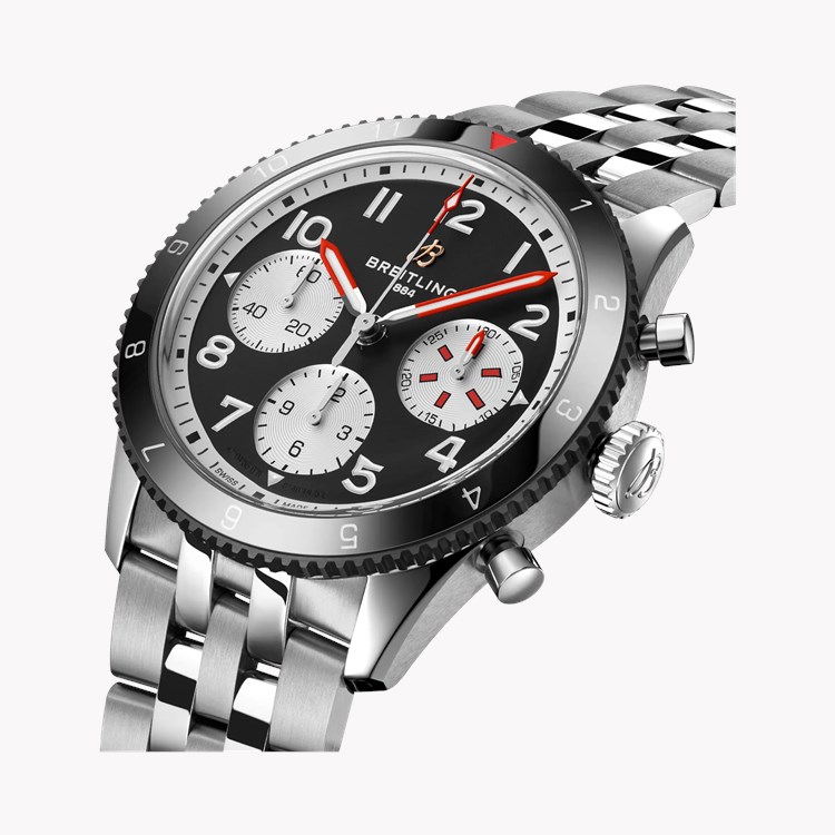 Breitling  Classic AVI Mosquito 42mm, Black Dial, Arabic Numerals_2