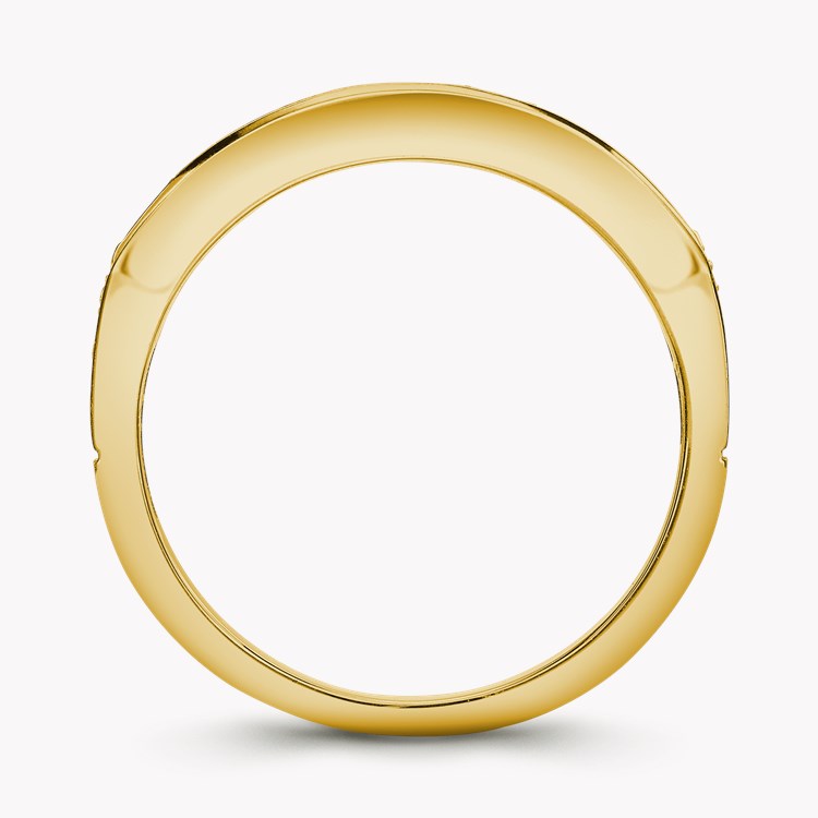 Antrobus 1.15ct Diamond Half Eternity Ring Carré Cut, Rubover Set_3