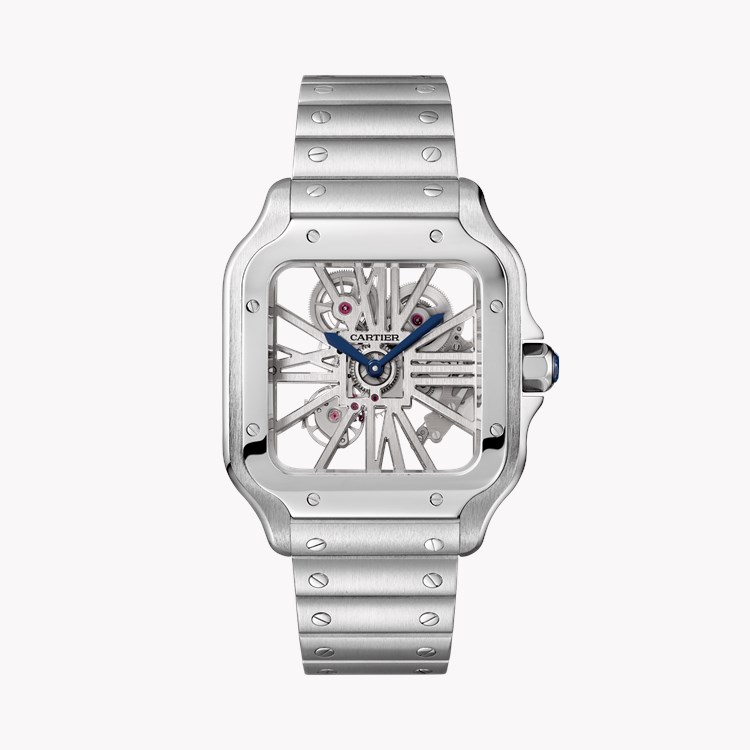 Cartier Santos de Cartier Large, Skeleton Dial, Roman Numerals_1