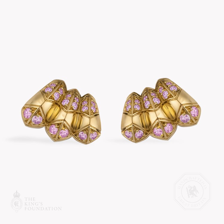 Origins Pink Diamond Cuff Earrings Brilliant cut, Claw set_1
