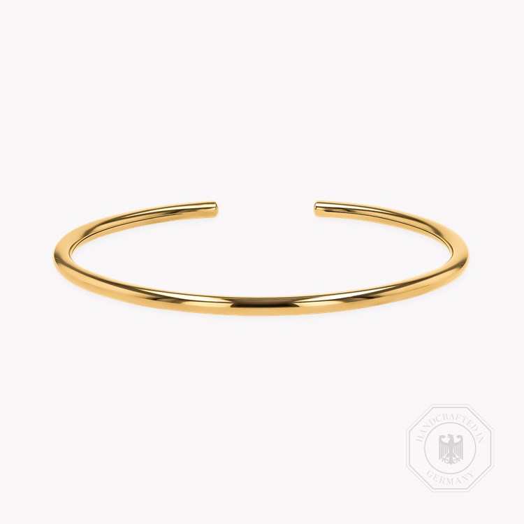 Yellow Gold Polished Round Bangle _1