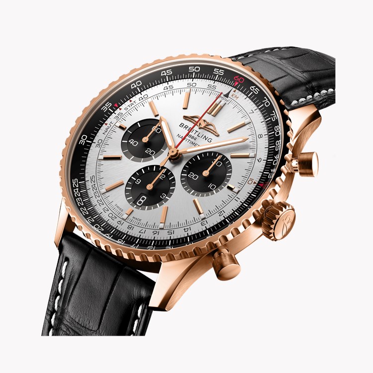 Breitling Navitimer B01 Chronograph 46 46mm, Silver Dial, Baton Numerals_3