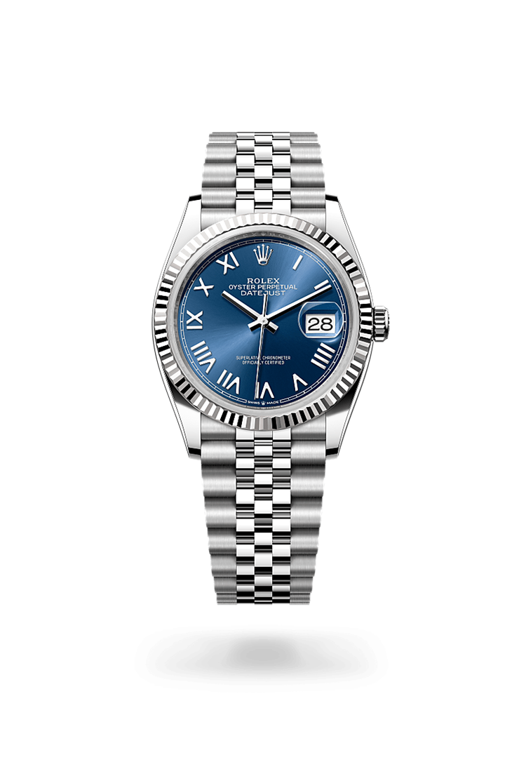Datejust 36, Oyster, 36 mm, Oystersteel and white gold