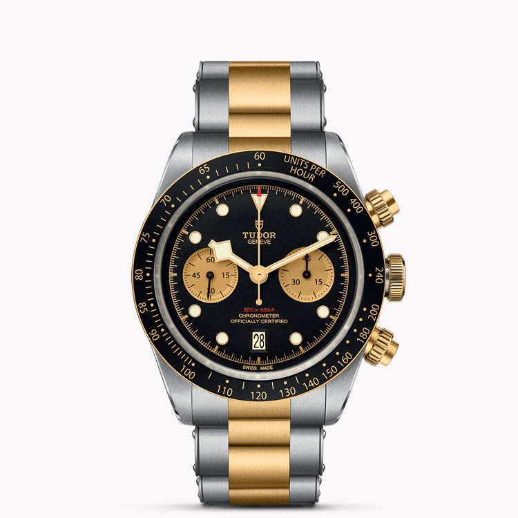 Tudor Black Bay Chrono S&G 41mm. Black-Champagne Dial. Baton Numerals_1