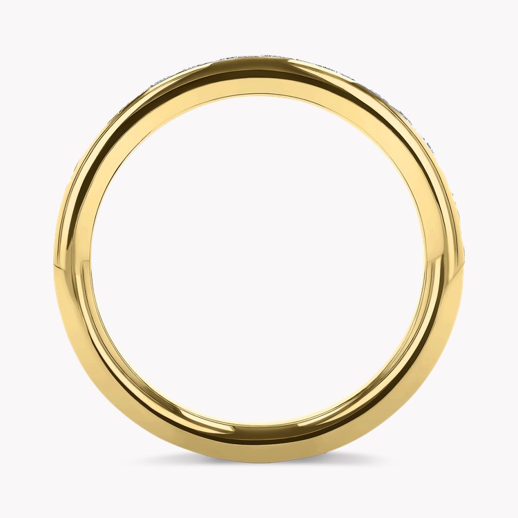 Brilliant Cut Diamond Half Eternity Ring Brilliant Cut, Half Eternity, Thread Set_3