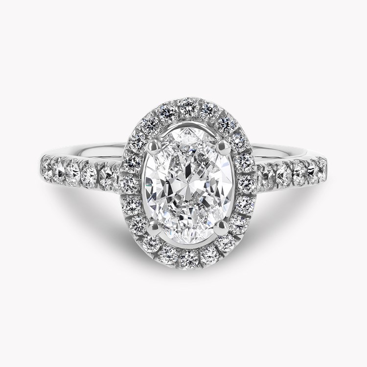 Celestial 0.30ct Oval Cut Diamond Cluster Ring Oval Cut, Claw Set_2