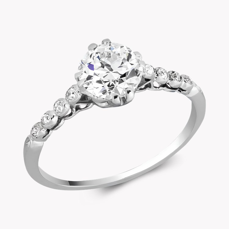Old Cut 0.89ct Diamond Ring Old Cut, Claw Set_1
