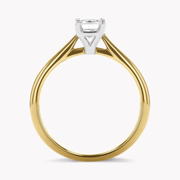 Gaia 0.50ct Diamond Ring Emerald Cut, Claw Set_3