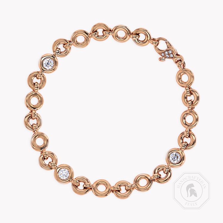 RockChain Botswana Diamond Bracelet Brilliant Cut, Rubover Set_1