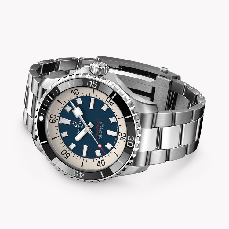 Breitling Superocean Automatic 44 44mm, Blue Dial, Baton Numerals_4
