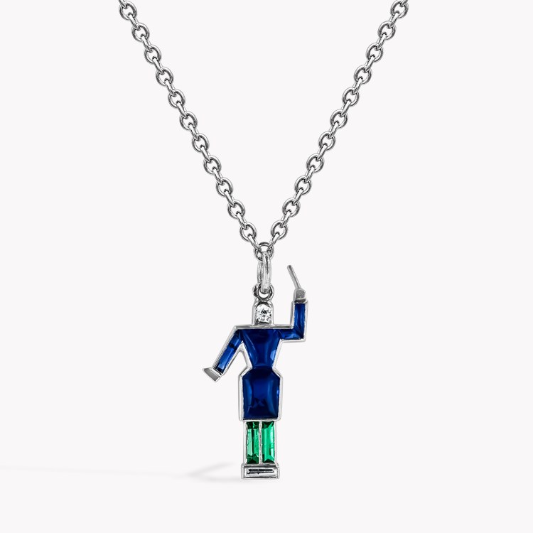 Art Deco Musician Conductor Pendant _1