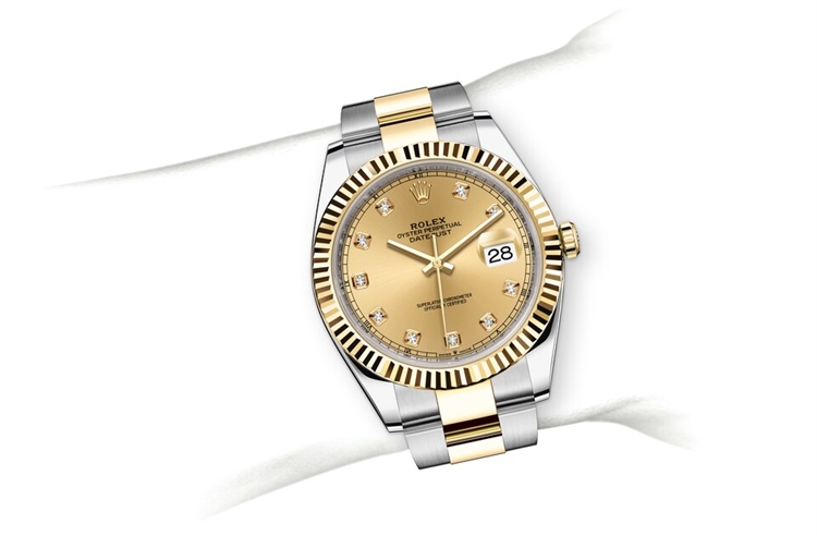 rolex datejust 31 oystersteel and everose gold price