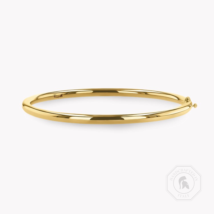 Plain Polished 4mm Round Edge Bangle _1