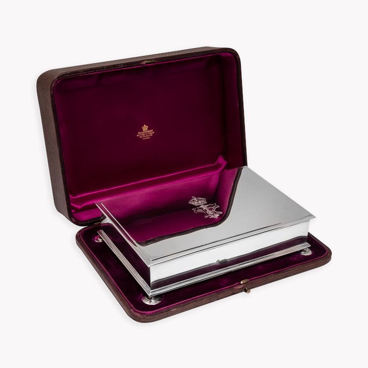 Queen Victoria's Silver Desk Box _6
