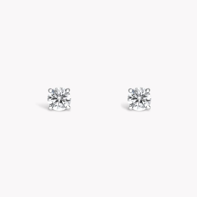 Contemporary Brilliant Cut 0.36ct Diamond Stud Earrings Brilliant cut, Claw set_1