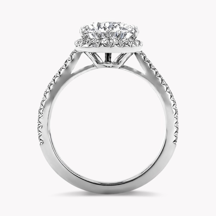 Celestial 3.01ct Pear Shaped Diamond Cluster Ring Pear Shape, Claw Set_3