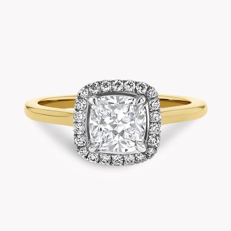 Celestial 1.02ct Cushion Cut Diamond Cluster Ring Cushion Cut, Claw Set_2