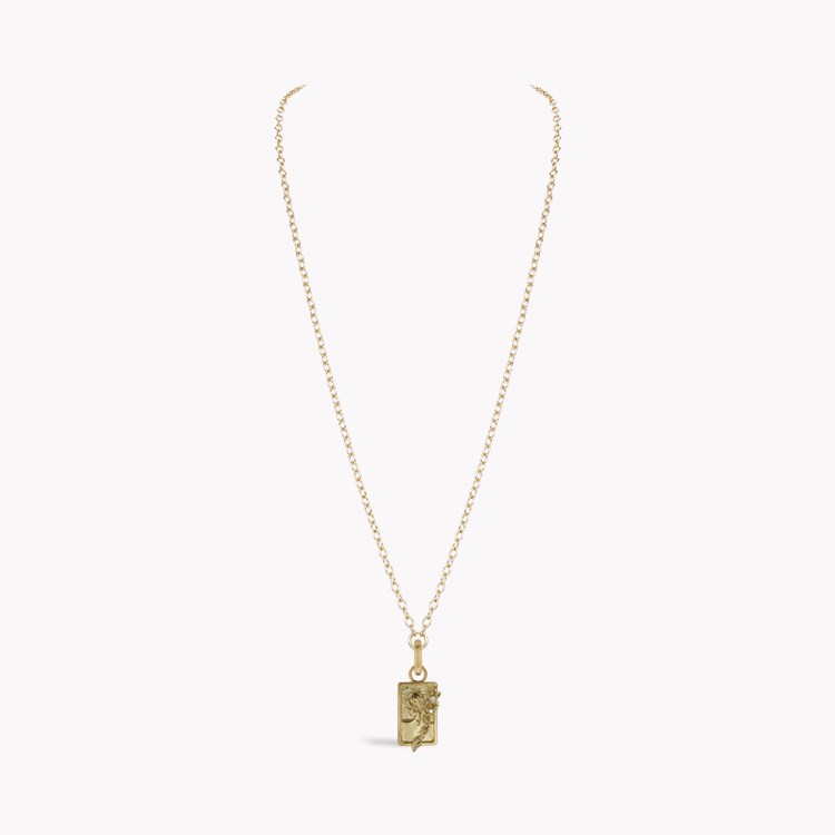 Zodiac Diamond Virgo Pendant Charm Brilliant cut, Claw set_3