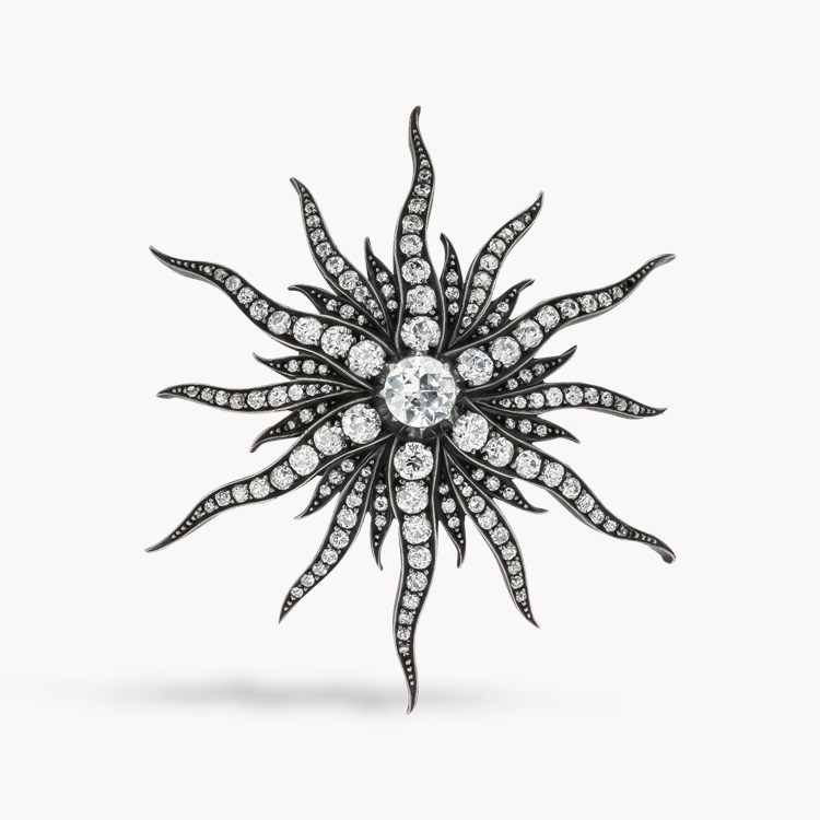 Victorian Old cut 8.50ct Diamond Brooch