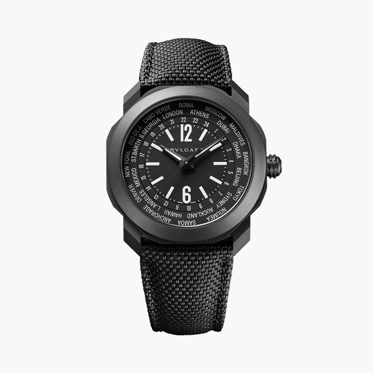 Bvlgari Octo Roma 41mm, Black Dial, Arabic/Baton Numerals_1