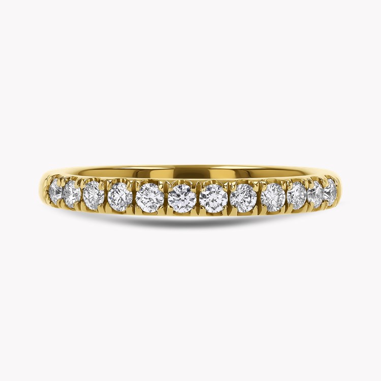 Celestial 0.33ct Diamond Half Eternity Ring Brilliant Cut, Micro Pavé Set_2