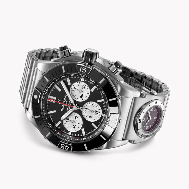 Breitling Super Chronomat B01 44 44mm, Black Dial, Baton Numerals_4