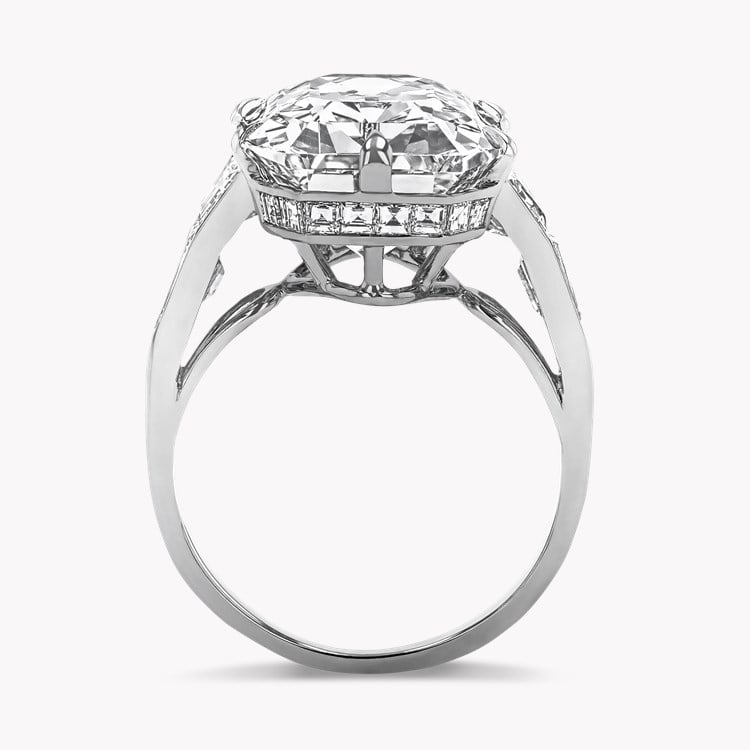 Art Deco Chaumet Asscher Cut 10.46ct Diamond Ring Asscher Cut, Claw Set_3