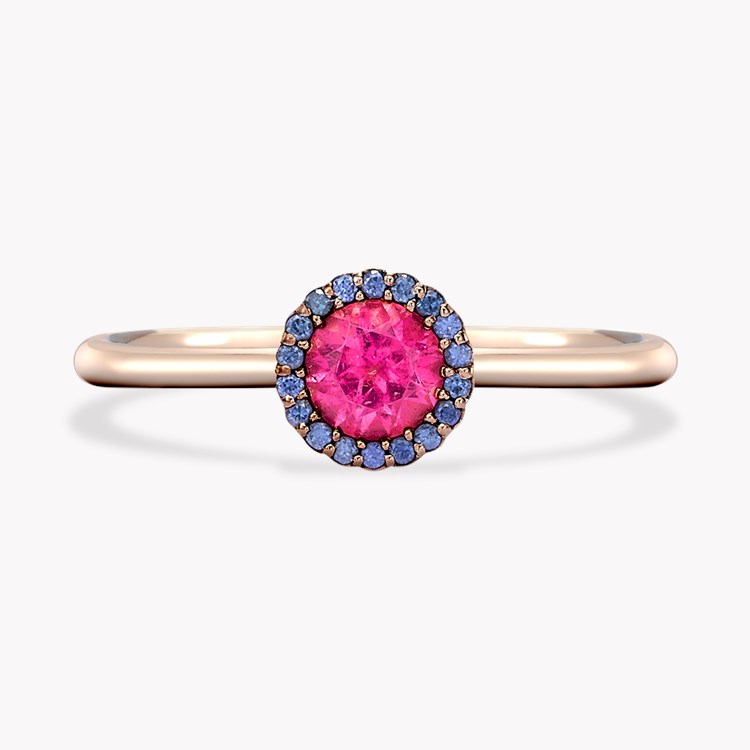 Solstice Pink Tourmaline Ring  0.43 in Rose Gold Brilliant cut, Claw set_1