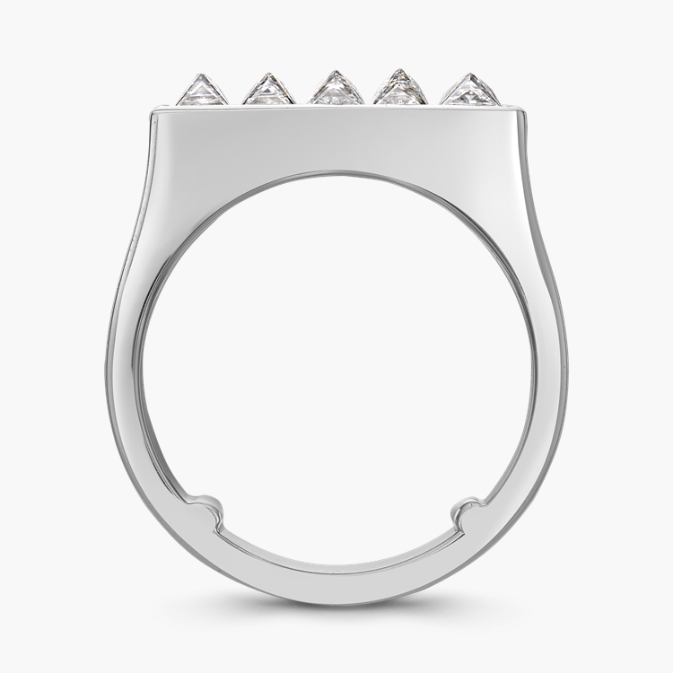 RockChic Flat-Topped 0.86ct Diamond Classic Ring Princess Cut, Channel Set_3