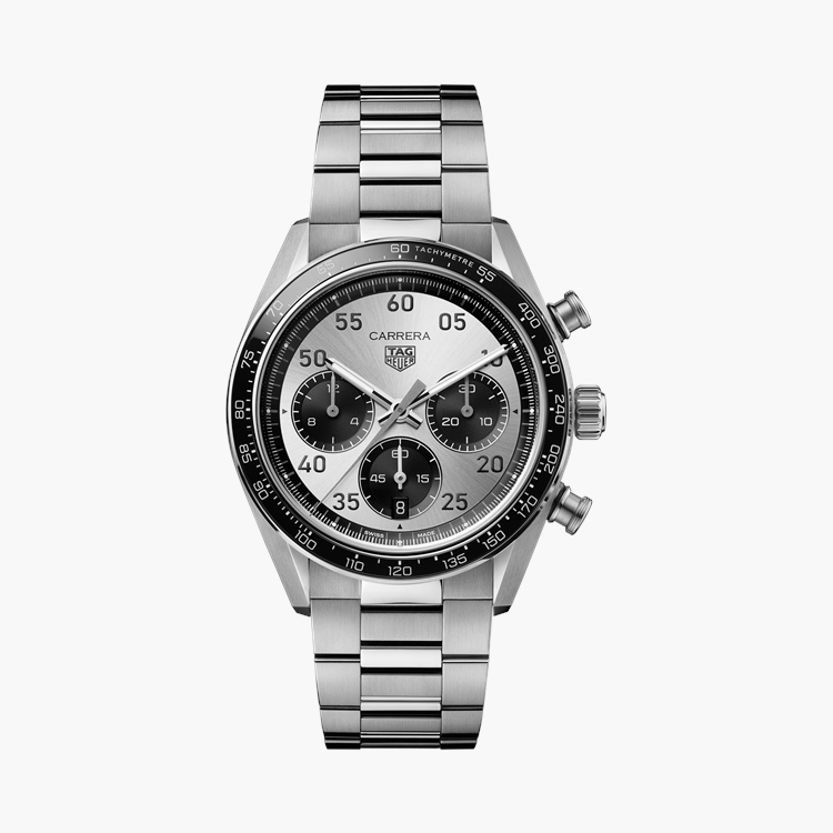 TAG Heuer Carrera Chronograph Sport 42mm, Silver Dial, Arabic Numerals_1