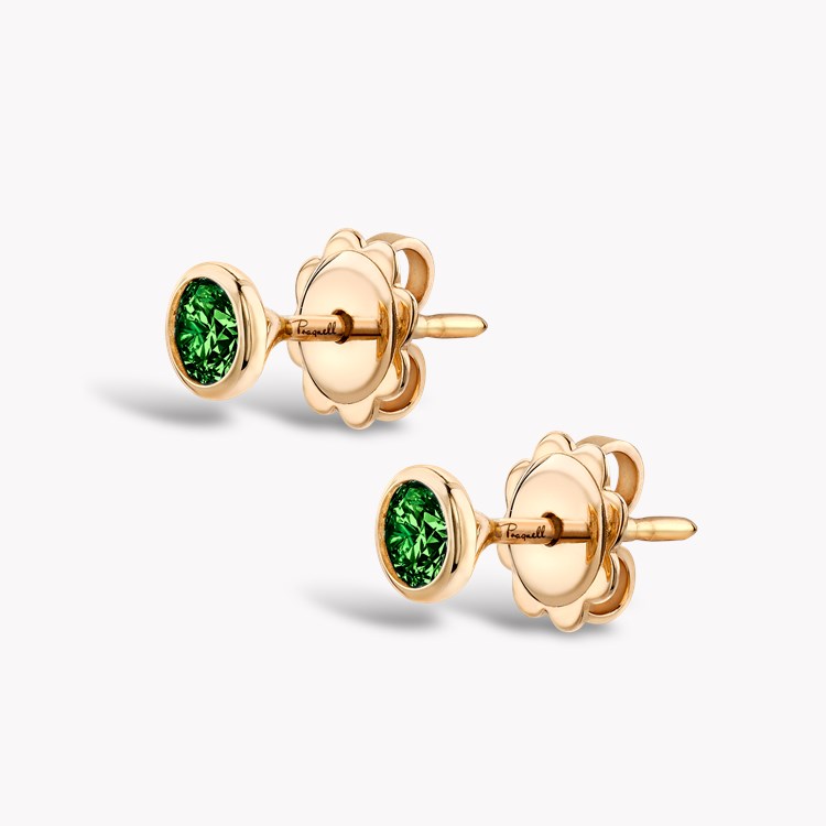 Sundance Emerald Stud Earrings Brilliant Cut, Rubover Set_2