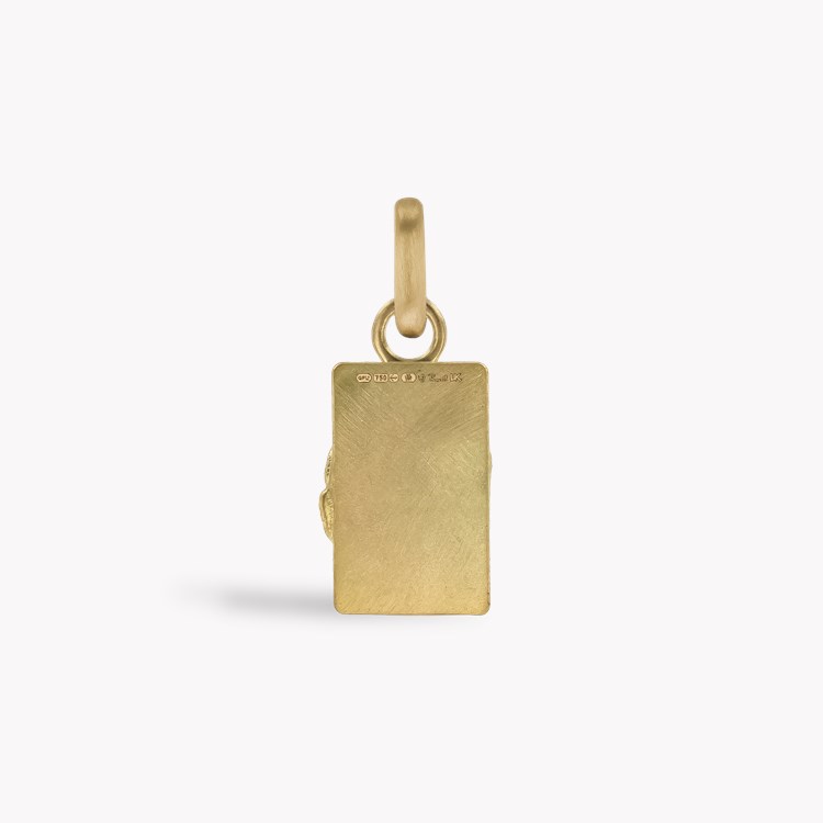 Zodiac Diamond Cancer Pendant Charm Brilliant Cut, Rubover Set_2