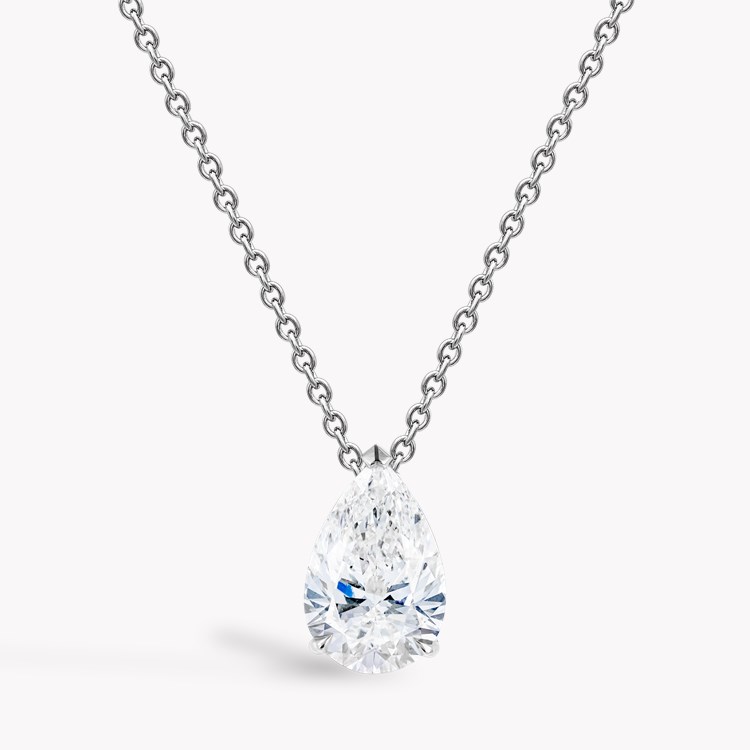 Pear Shaped 2.01ct Diamond Pendant Pear Cut, Claw Set_1