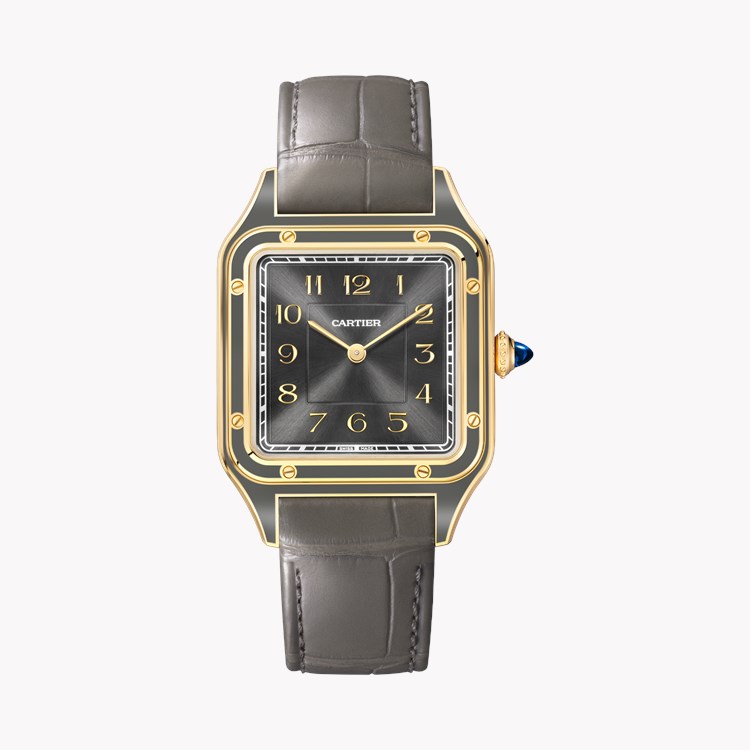 Cartier Santos-Dumont 31.4mm, GreyDial, Arabic Numerals_1