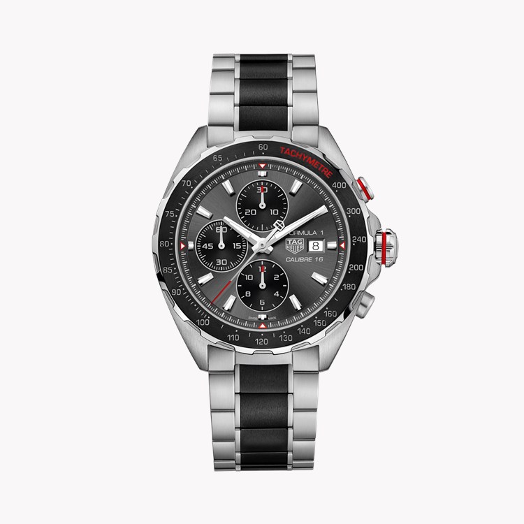 Tag Heuer Formula 1 Chronograph 44mm, Grey Dial, Baton Numerals_1