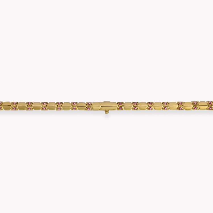 Origins Pink Diamond Necklace Brilliant Cut, Grain Set_4