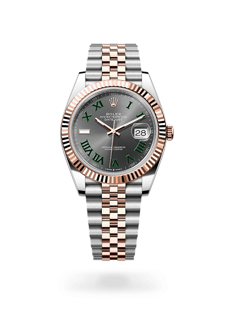 Datejust 41, Oyster, 41 mm, Oystersteel and Everose gold