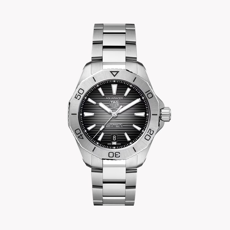 Tag Heuer Aquaracer Professional 200 40mm, Black Dial, Baton Numerals_1