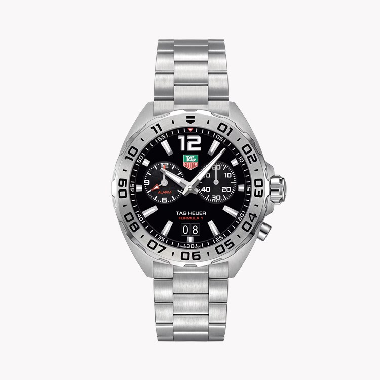 Tag Heuer Formula 1 41mm, Black Dial, Arabic and Baton Numerals_1