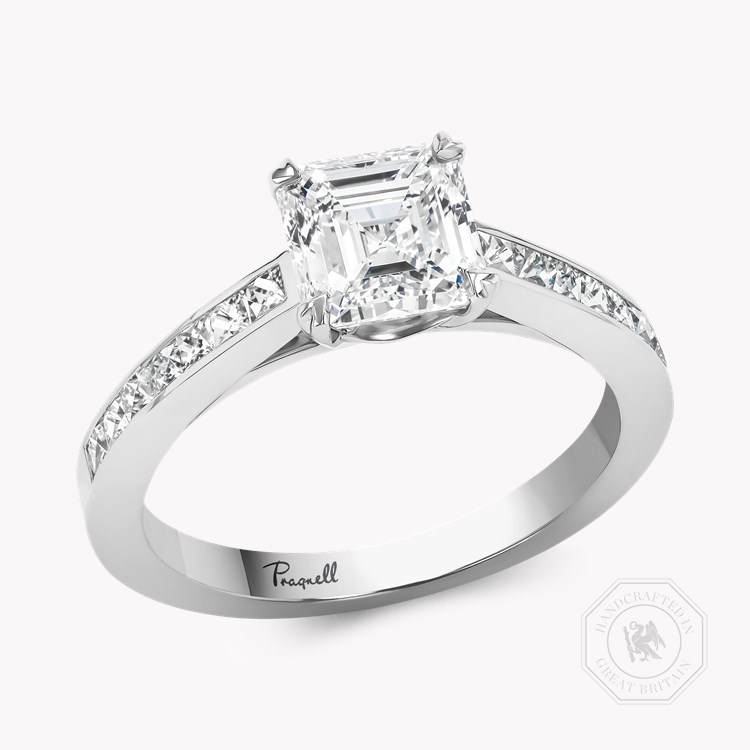 Gatsby 1.50ct Asscher Cut Diamond Ring Asscher Cut, Claw Set_1