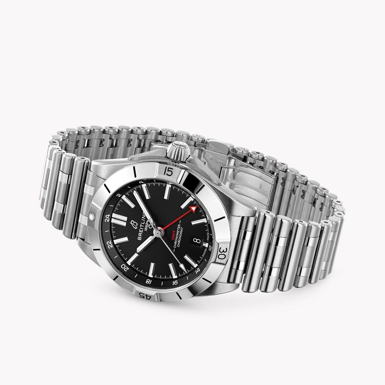 Breitling Chronomat Automatic GMT 40 40mm, Black Dial, Baton Numeral_4