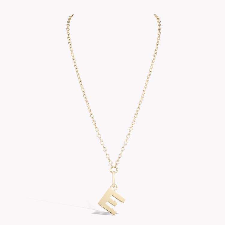 Letter E Pendant Charm _2