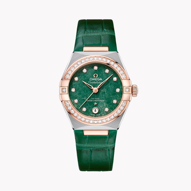 OMEGA Constellation O13128292099001 Watch - 29mm, Green Dial  