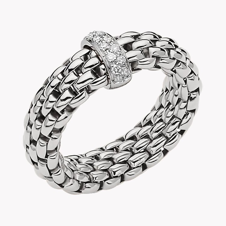 Fope Flex 'it Vendôme Diamond Ring Brilliant Cut, Grain Set_1