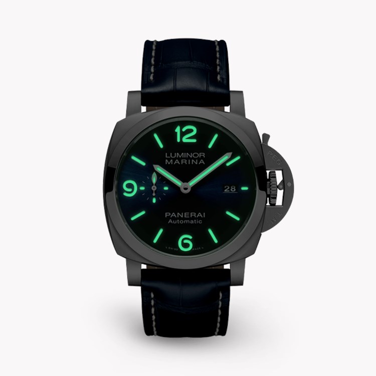 Panerai Luminor Marina - 44mm 44mm, Blue Dial, Arabic/Baton Numerals_3