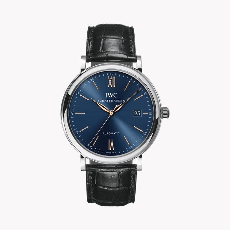 IWC Portofino Automatic 40mm, Blue Dial, Baton/Roman Numerals_1
