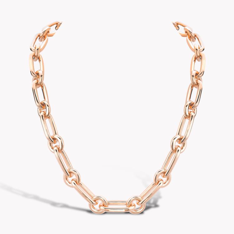 Havana Chain Necklace in Rose Gold _1